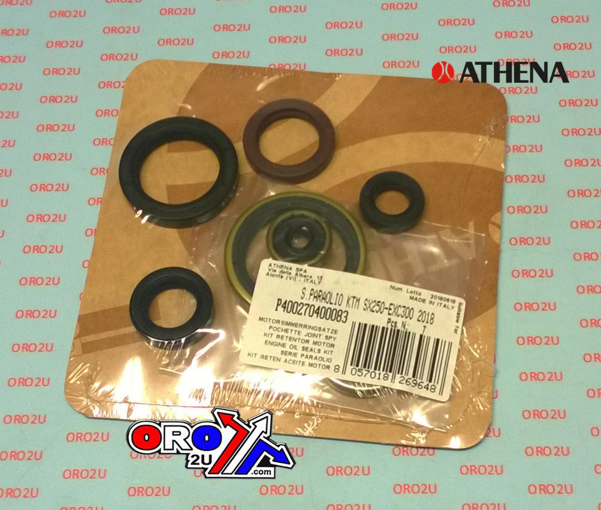 ENGINE OIL SEAL SET EXC/XC/TE/TC/TX/EC 250/300 17-22, ATHENA P400270400083 KTM/HUSKY/GAS - Image 3