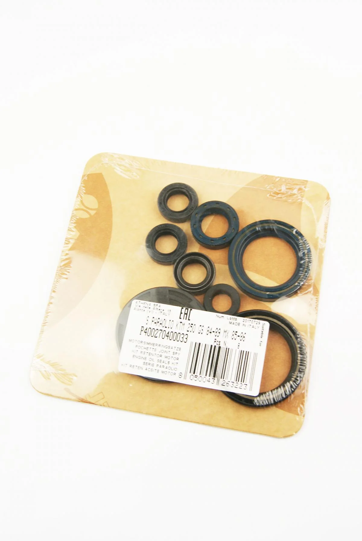 ENGINE OIL SEAL SET GS/MX 250 85-89, ATHENA P400270400033 KTM - Image 3
