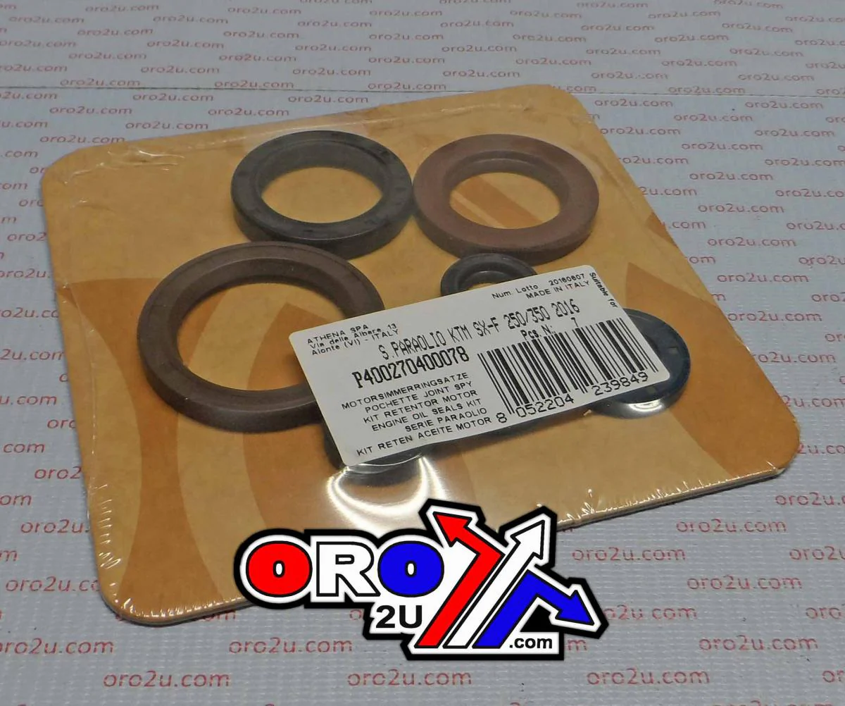 ENGINE OIL SEAL SET SX-F/FE/FC/EC/EX 250/350 16-22, ATHENA P400270400078 KTM/HUSKY/GAS - Image 2