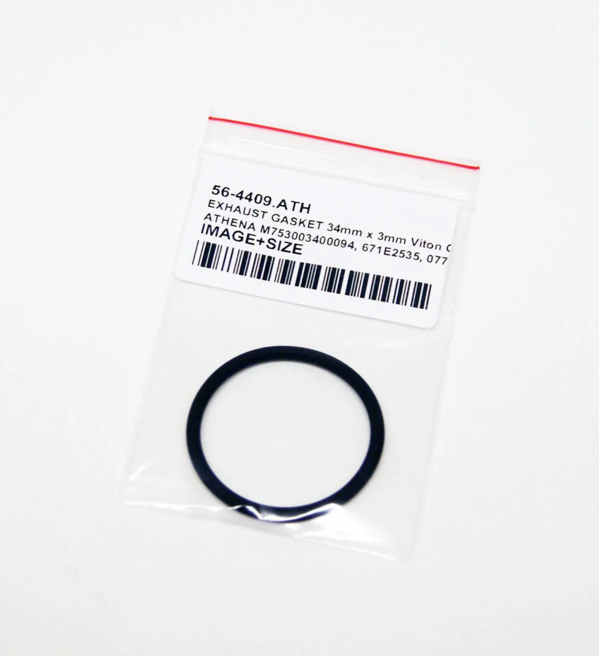 EXHAUST GASKET 34x3mm O-RING KTM SC/XC 65 09-21, ATHENA M753003400094 KAWASAKI KX 80/100 98-13 - Image 3