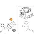 EXHAUST GASKET KTM SX/XC 50 09-22, ATHENA S410270012023 GAS GAS MC 50 - Image 4