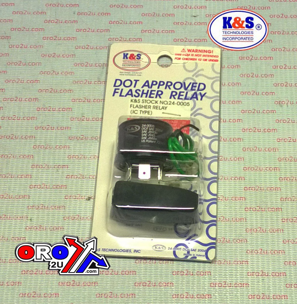 Flasher Relay IC Type, 3 Pole, K&S 24-0005 LED & STD BULBS - Image 2