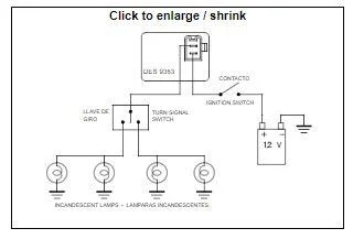 FLASHER RELAY UNIT DZE DES 9353 09353-04, 38610-45D00 / TL110 / TL-67 / 38610-45D01 / 38610-26E00 - Image 3