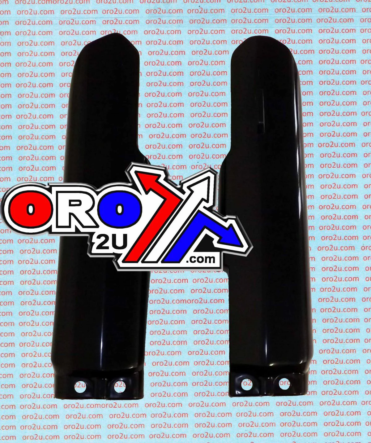 FORK COVERS RM85 00-25 BLACK, RTECH R-PSRM0NR0085, OEM 2016 - Image 2