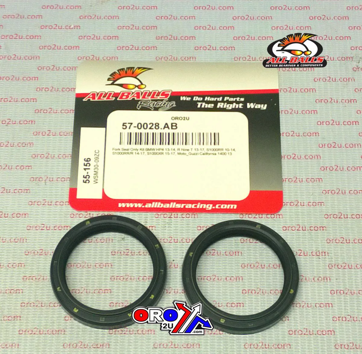 FORK OIL SEAL SET ALLBALLS, ALLBALLS 55-156 - Image 3