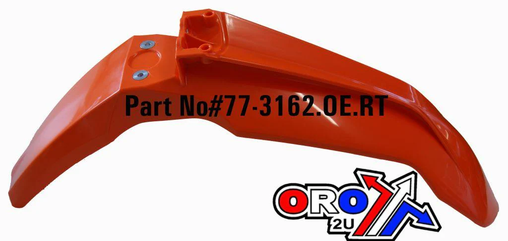 FRONT FENDER 13- SX/SXF ORANGE, RTECH R-PAKTMAR0013 - Image 2