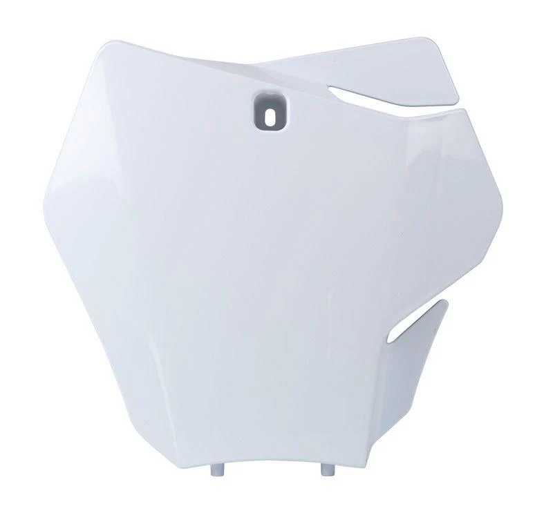 FRONT PLATE MC-MCF 2021-23 GASGAS WHITE, RTECH R-TBGASBN0021