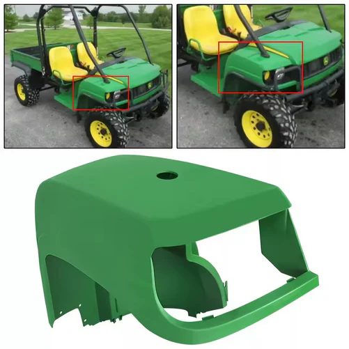 FRONT RIGHT FENDER PLASTIC JOHN DEERE GATOR 620i 850d - Image 2
