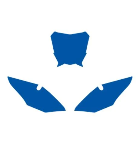 GASGAS 2-STROKE EC 21-23 PRE CUTS, BLACKBIRD 3911/70 BLUE, NUMBER BOARD BACKGROUNDS