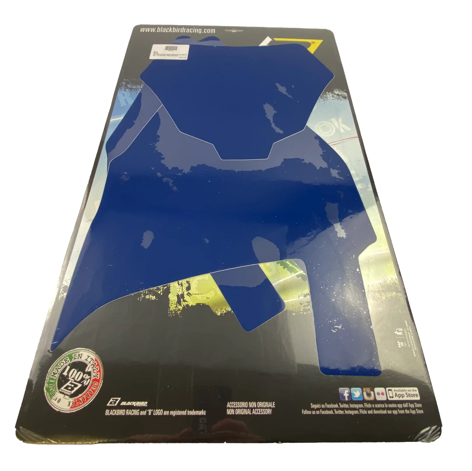 GASGAS MC 24-25 PRE CUT BACKGROUNDS, BLACKBIRD 3912/70 BLUE NUMBER BOARDS - Image 2