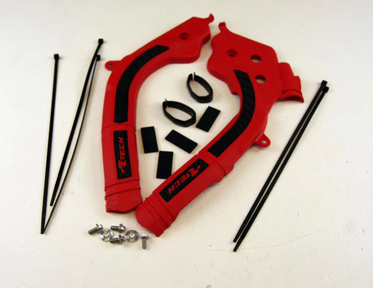 GRIPPY FRAME GUARD GASGAS RED/BLACK, R-TECH R-PRTKTMRGNR1 - Image 2