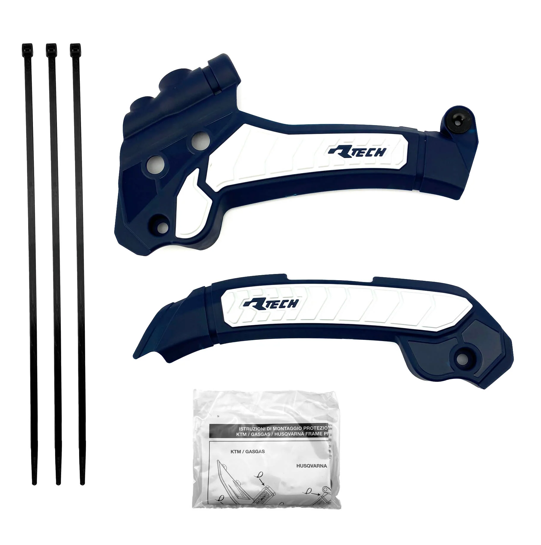 GRIPPY FRAME GUARD HUSKY 2023 TC/FC/TX/FX BLUE/WHITE, R-TECH R-PRTHSQBLBN3 - Image 2