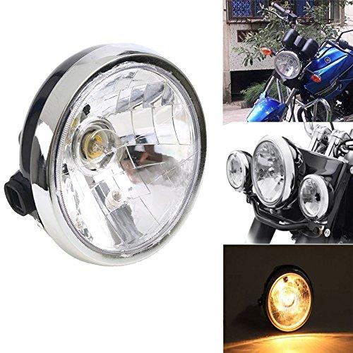 HEAD LIGHT UNIT ROUND CLEAR GLASS 2002 - 2013 YAMAHA YFB125 TYPE - Image 6