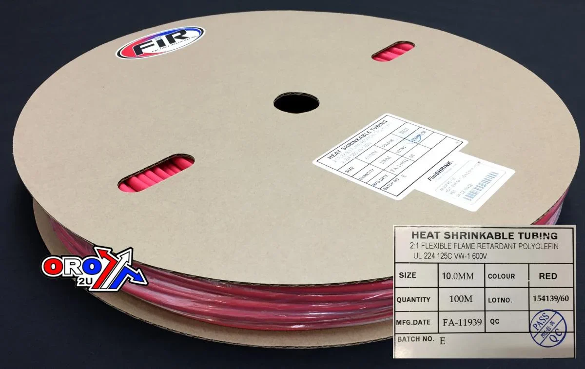 HEAT SHRINK TUBING 10mm x100MT, RED - Image 2