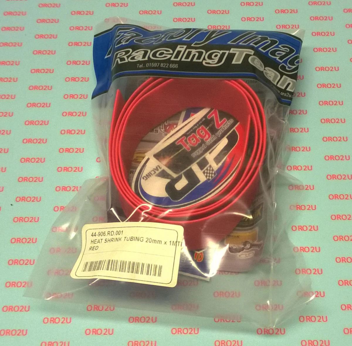 HEAT SHRINK TUBING 20mm x 1MTR, RED - Image 2
