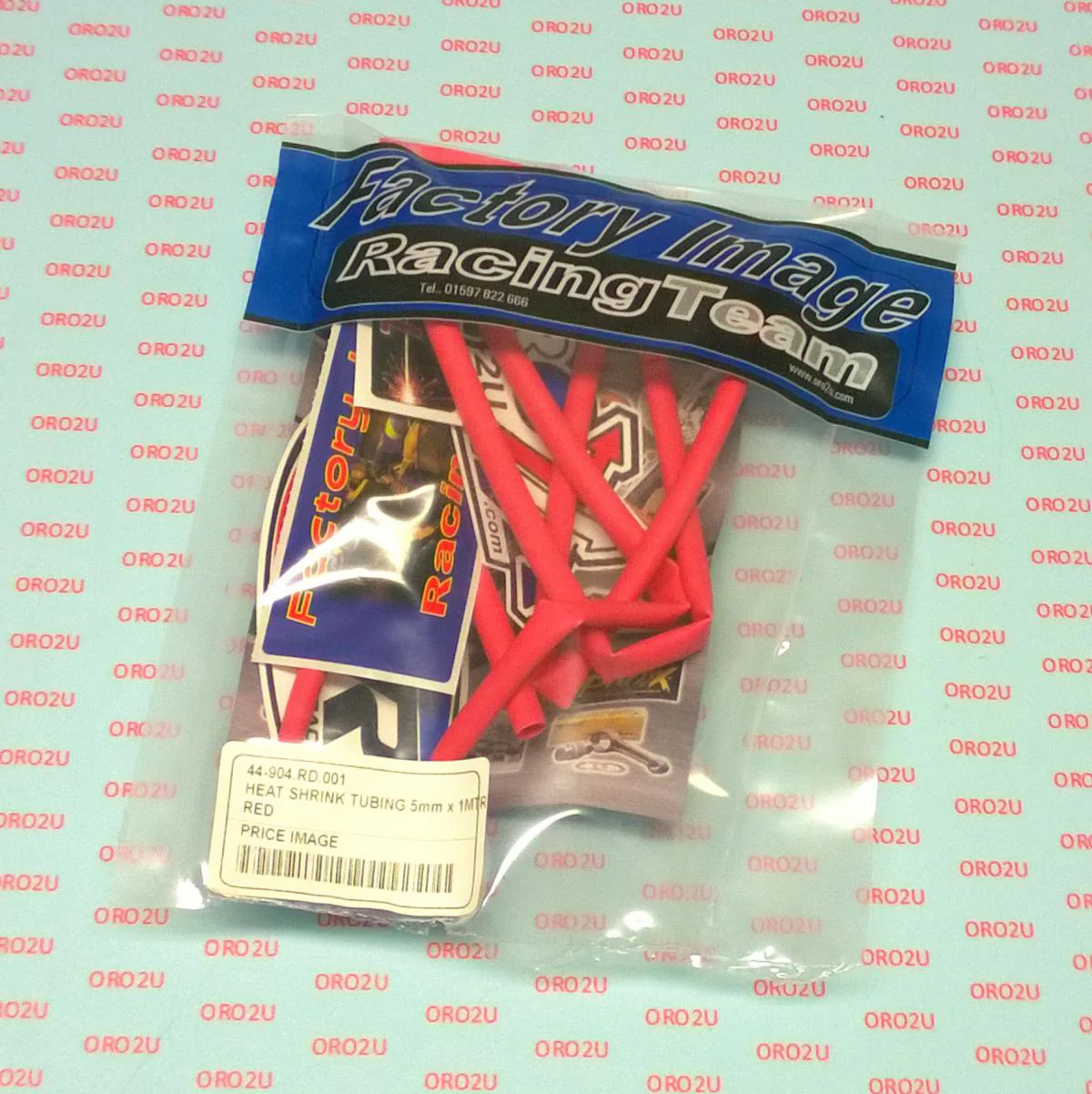 HEAT SHRINK TUBING 5mm x 1MTR, RED - Image 2