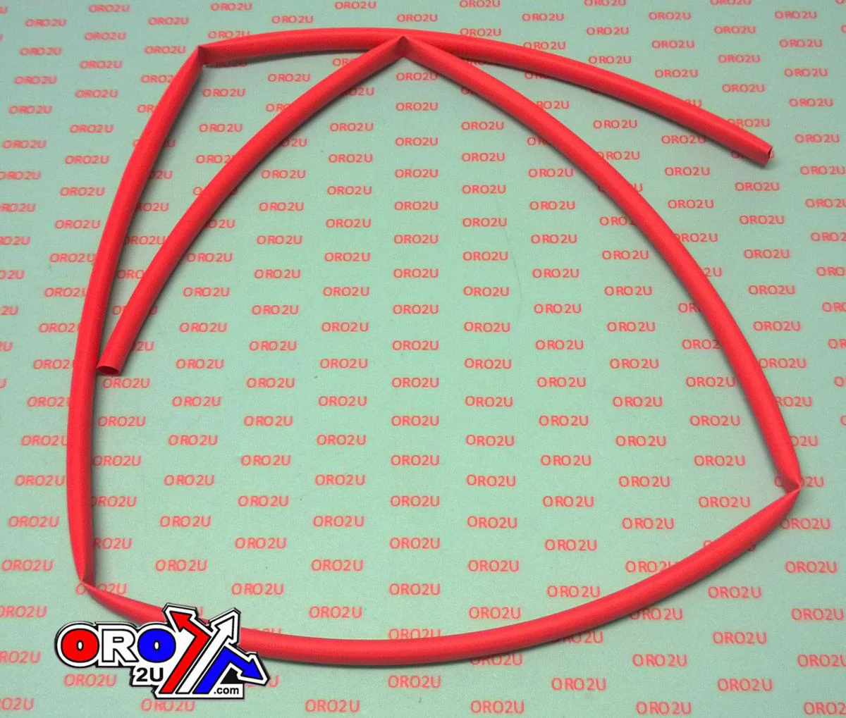 HEAT SHRINK TUBING 6mm x 1MTR, RED - Image 2