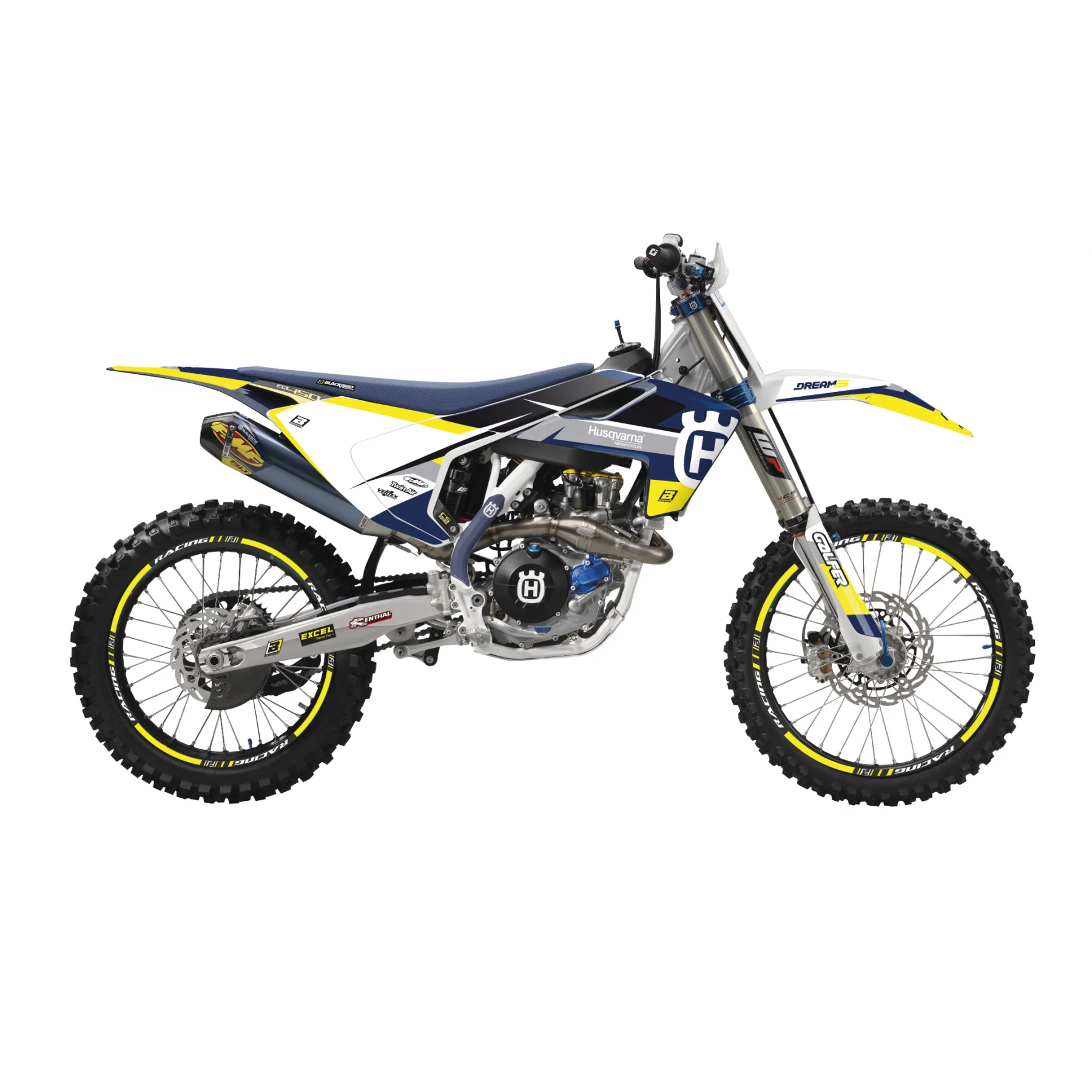 HUSQVARNA FC/TC 16-18 TE/FE 17-19 DREAM 5, BLACKBIRD DECAL KIT 2612AB