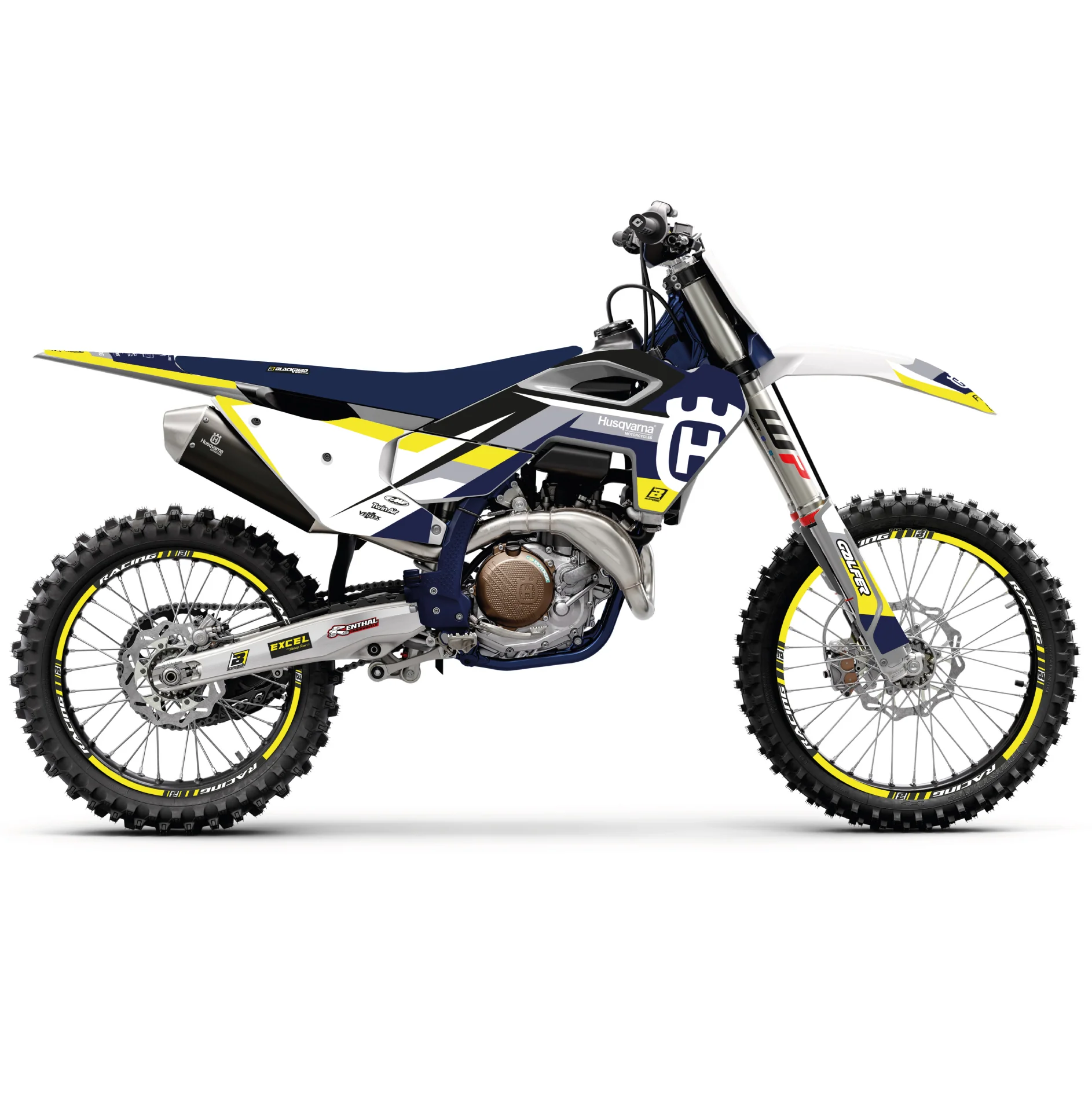 HUSQVARNA FC/TC DREAM5 CHROME, BLACKBIRD DECAL KIT, 2616ABCRO - Image 2