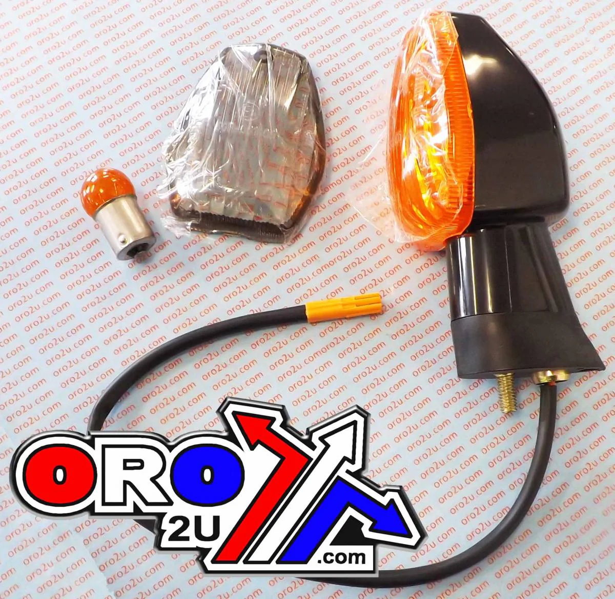 INDICATOR AMBER / CLEAR LENS HONDA 50mm CBR 02> OE ANF 125R 345972