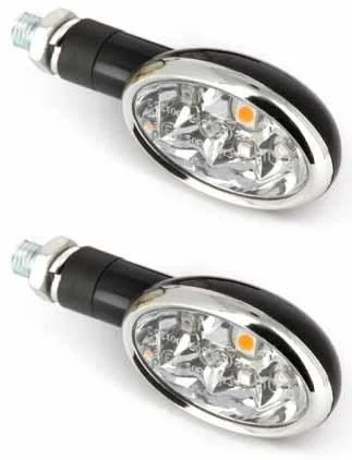 INDICATORS E8 LED CLEAR OVAL, ROAD, SIFAM, PAIR