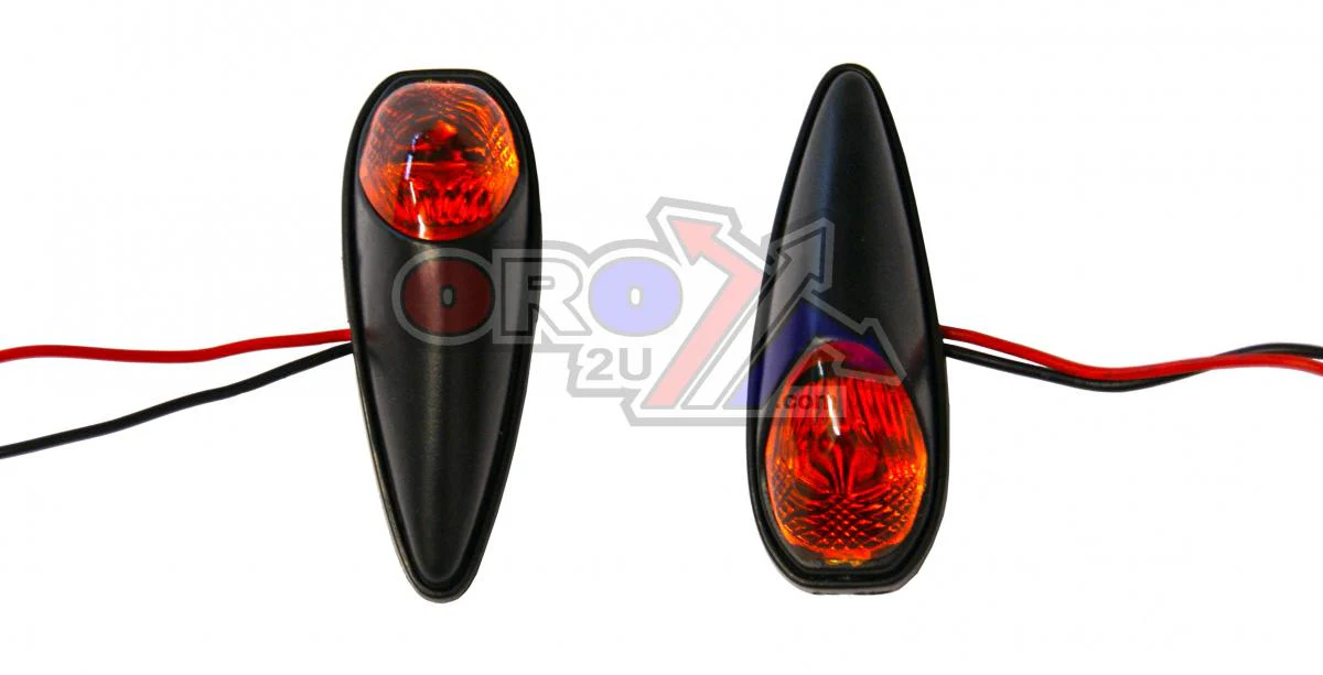 INDICATORS ORANGE LENS PAIR, JAGUAR BLACK LOOK CASE, 121406777 - Image 2