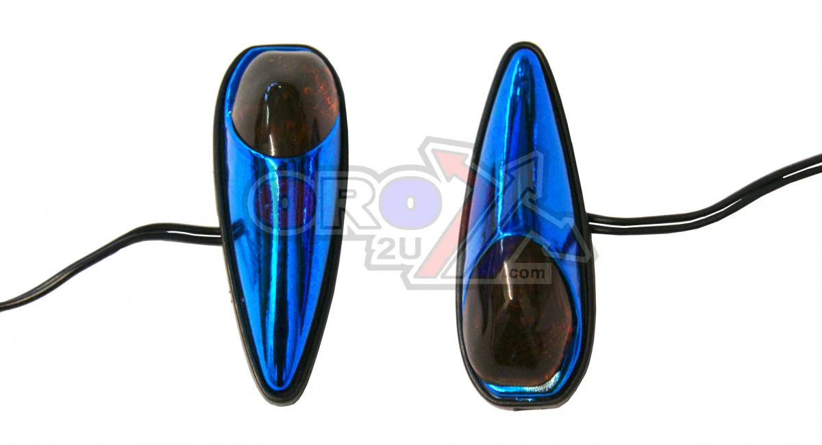 INDICATORS SMOKE LENS PAIR, JAGUAR BLUE LOOK CASE, 121408500 - Image 2