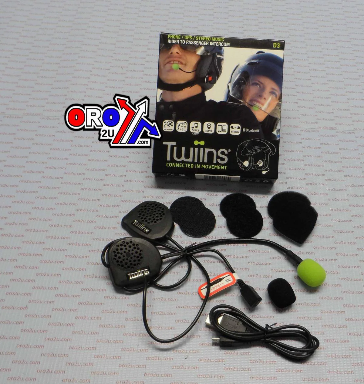 INTERCOM PHONE/GPS/STEREO, KIT D3 WITH BLUETOOTH - Image 2