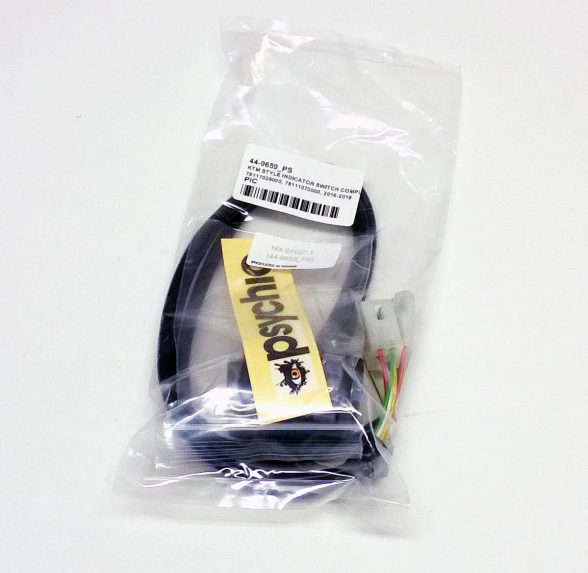 KTM STYLE INDICATOR SWITCH COMPLETE, 78111029000, 78111070000, 2016-2019, PSYCHIC MX-01027-1 - Image 5