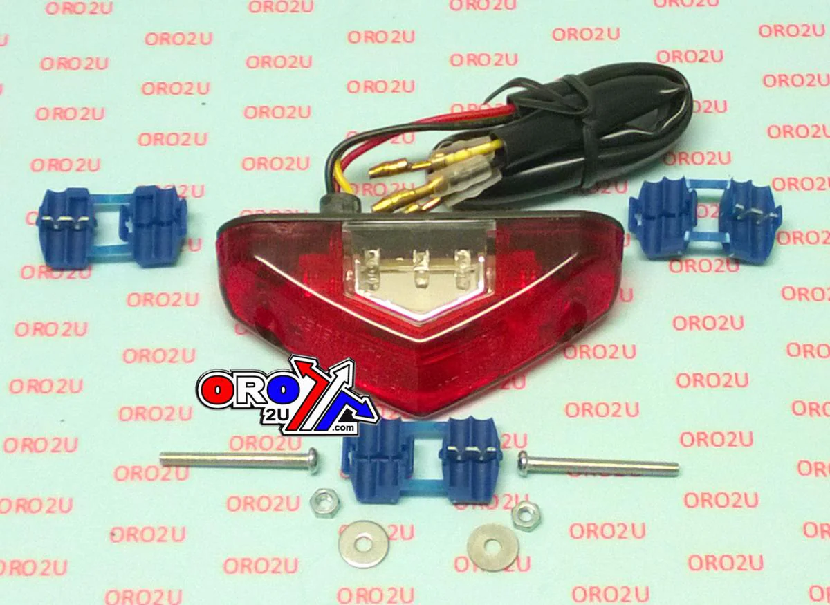 LED REAR LIGHT RED LENS TT 121411366 - Image 2