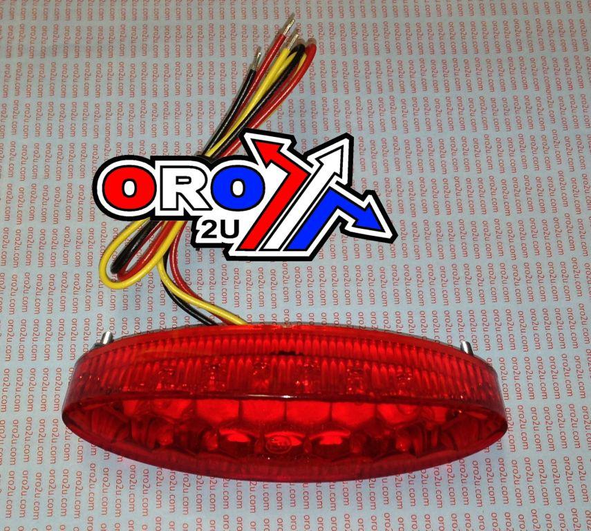 LED REAR OVAL LIGHT RED LENS 121409155 - Image 3