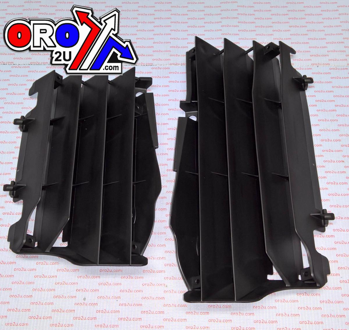 LOUVERS RAD KX450F 16-22 BLK, POLISPORT 8457800001 - Image 2