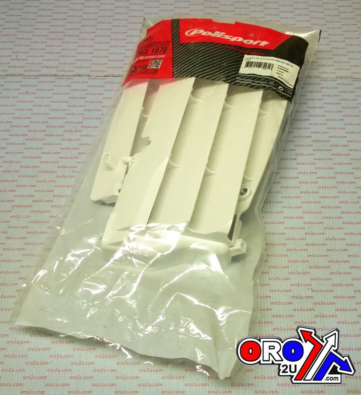 LOUVERS RAD RMZ450 WHITE, POLISPORT 8456200001, P8456200001 - Image 2