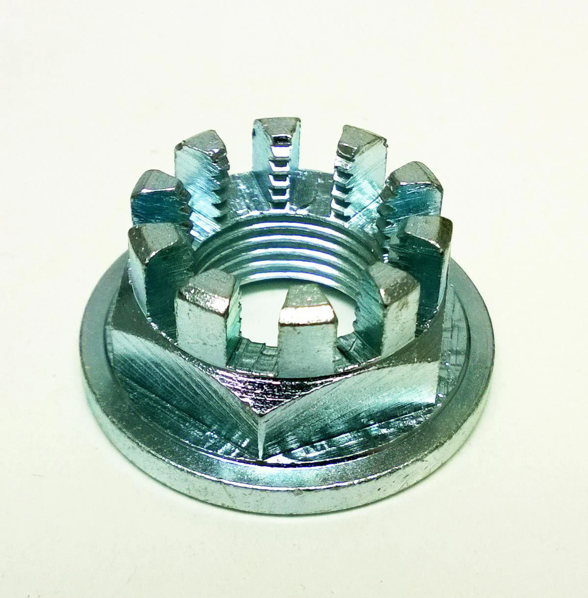 M18x1.50mm FLANGE AXLE CASTLE NUT BRONCO AT-06309 18mm