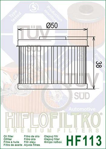 OIL FILTER HIFLO HF113 - Image 4