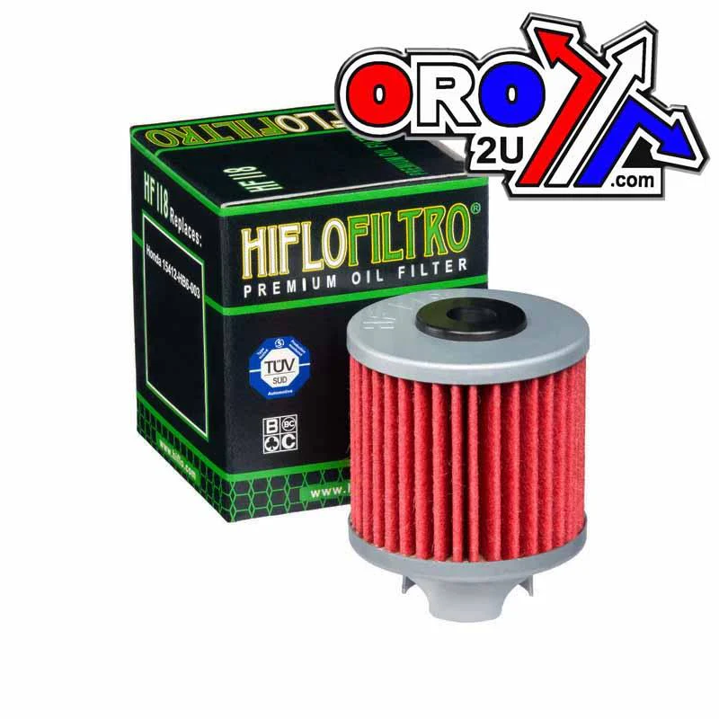 OIL FILTER HIFLO HF118, Honda 15412-HB6-003 - Image 2