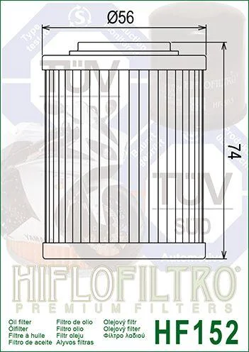 OIL FILTER HIFLO HF152 - Image 5