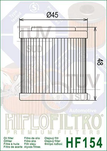 OIL FILTER HIFLO HF154 HUSKY 4 - Image 4
