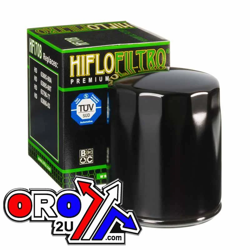 OIL FILTER HIFLO HF170B BLACK, 63805-80A, 63805-80T, 63796-77, ROAD, 63806-83 - Image 3