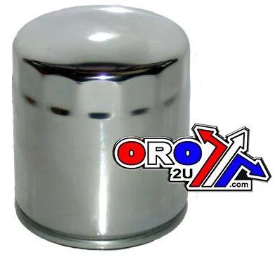 OIL FILTER HIFLO HF174C CHROME, Harley Davidson 63793-01K, ROAD - Image 5