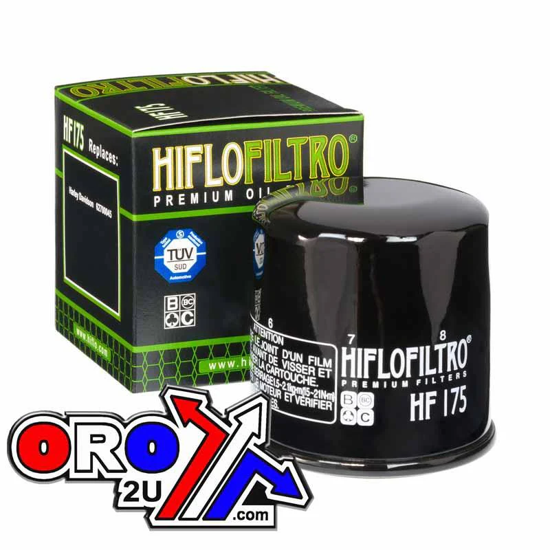 OIL FILTER HIFLO HF175, Harley 62700045 Indian 2521421, Harley Davidson - Image 2