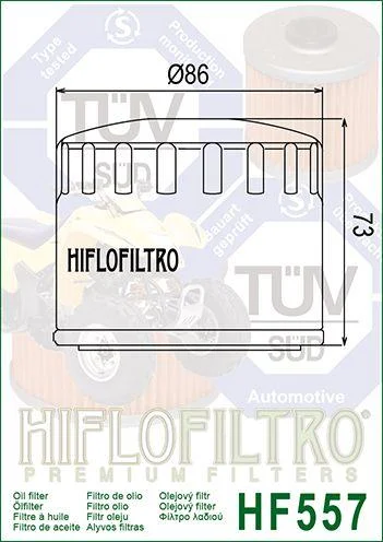 OIL FILTER HIFLO HF557 CAN - Image 5