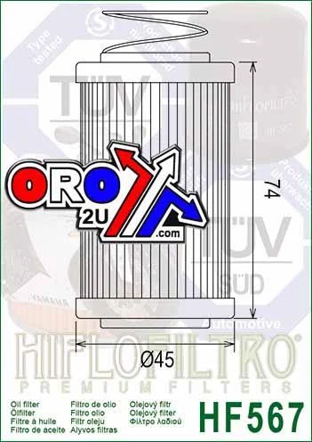 OIL FILTER HIFLO HF567 - Image 3