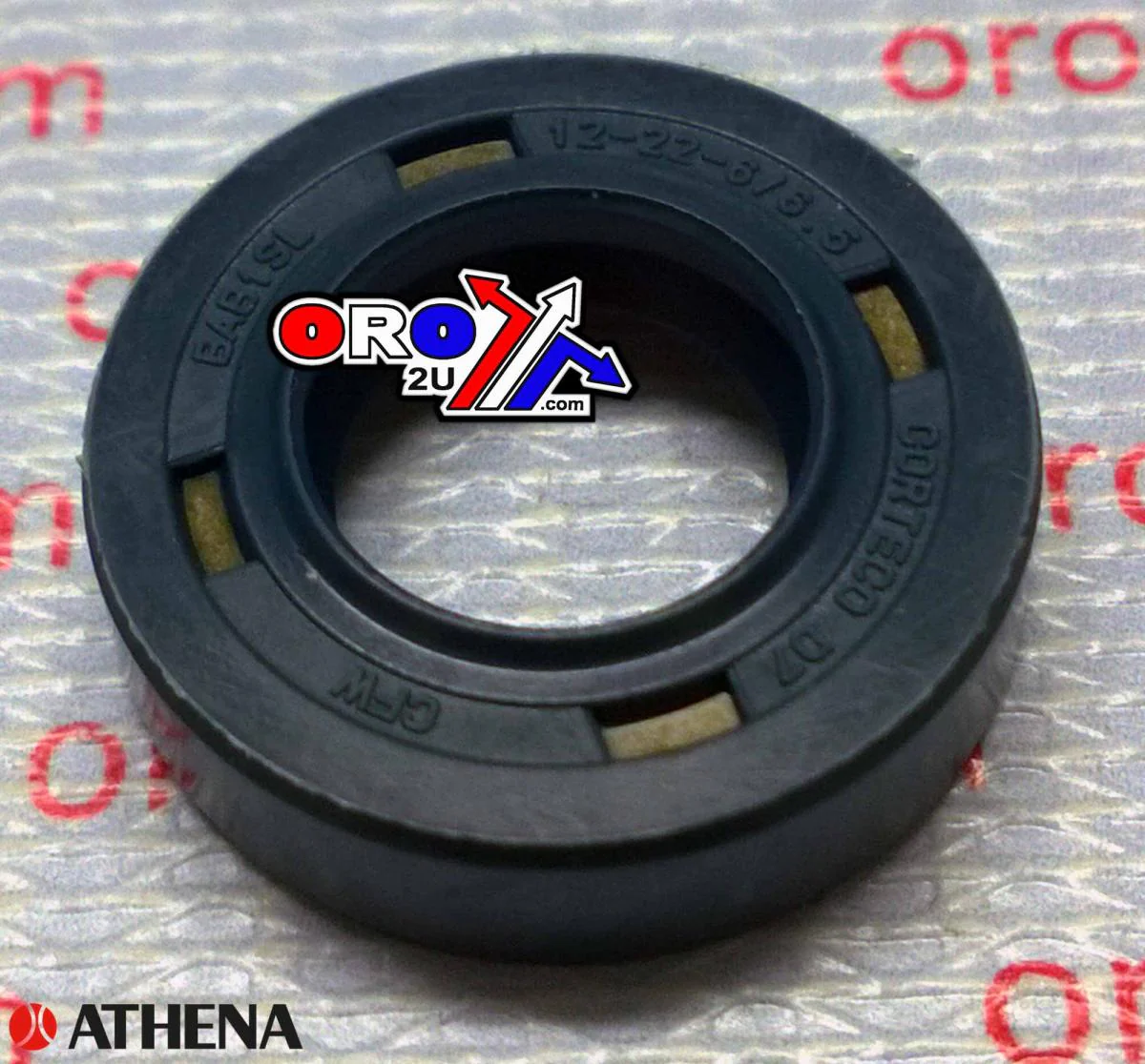 OIL SEAL 12x22x6/6,5, ATHENA M733000296010 - Image 2