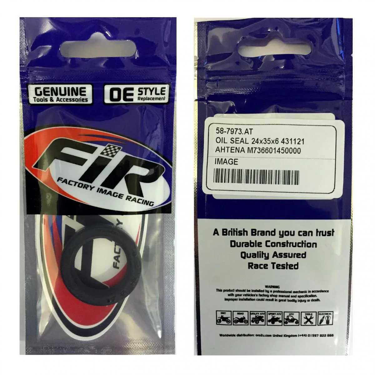 OIL SEAL 24x35x6, ATHENA M736601450000 - Image 5