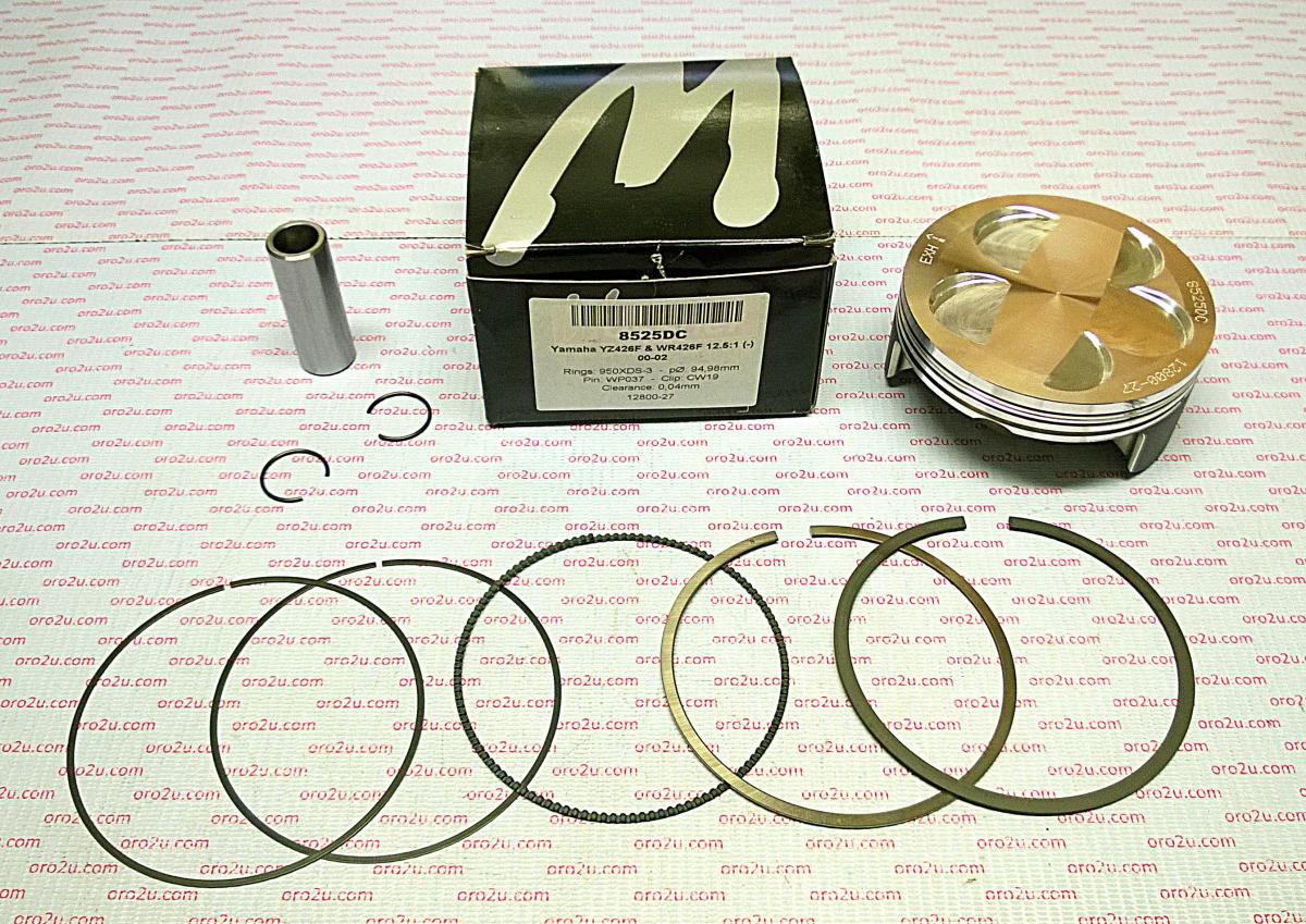 PISTON KIT 00-02 YZF426 95.00, FORGED WOSSNER 8525DA, 5NG-11631-10-00 - Image 2