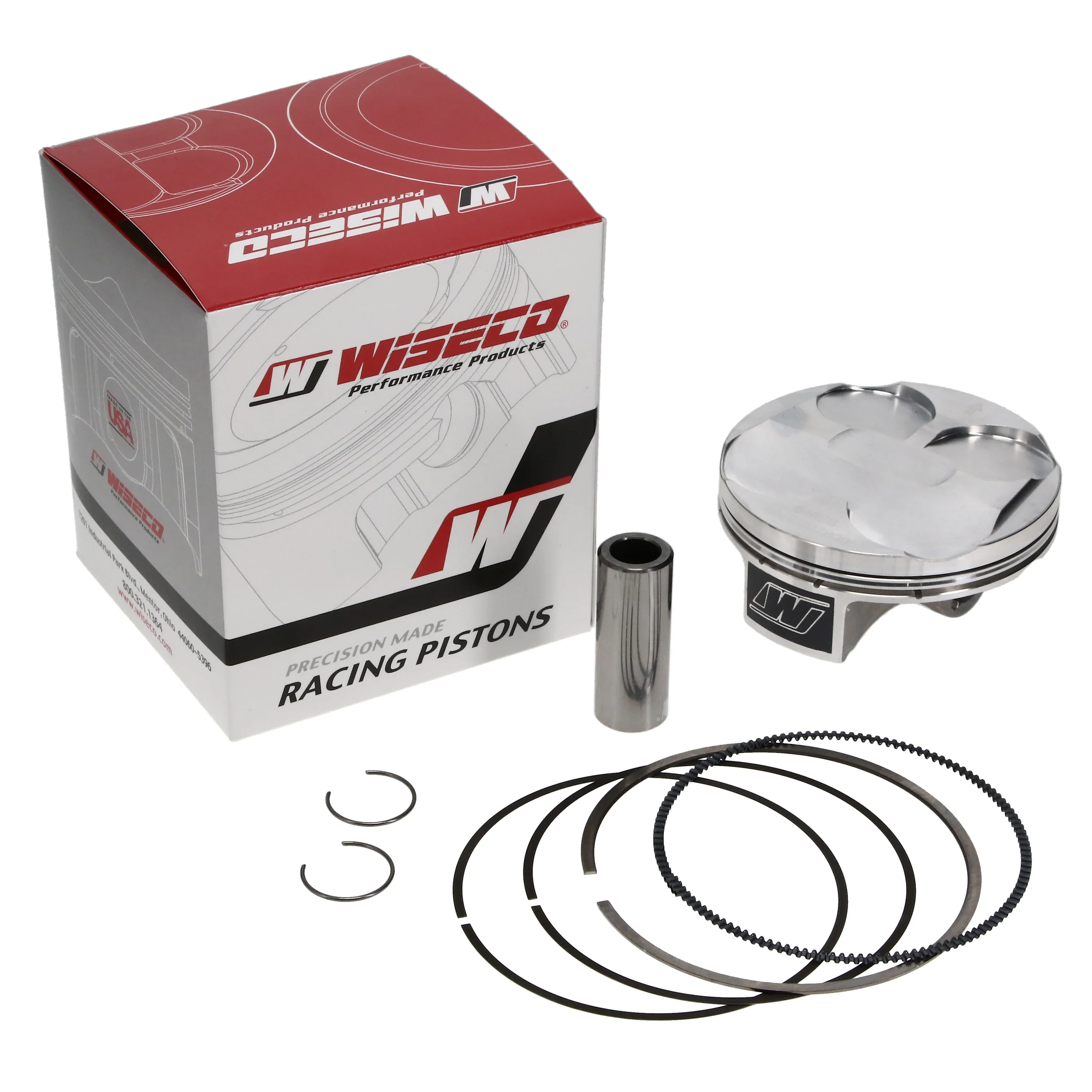 PISTON KIT 08-09 CRF250R 78mm, WISECO 4949M07800 HONDA MX