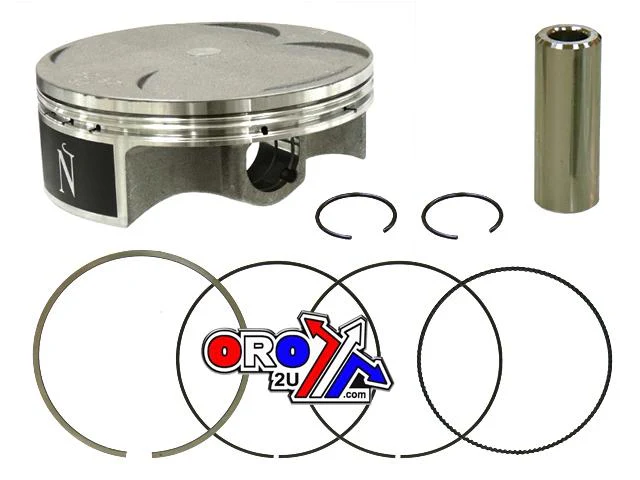 PISTON KIT 09-18 KXF450 96mm, NAMURA NX-20045-BCOMP 12.8:1, KX450F, KX-F450, Hyperdryve - Image 2