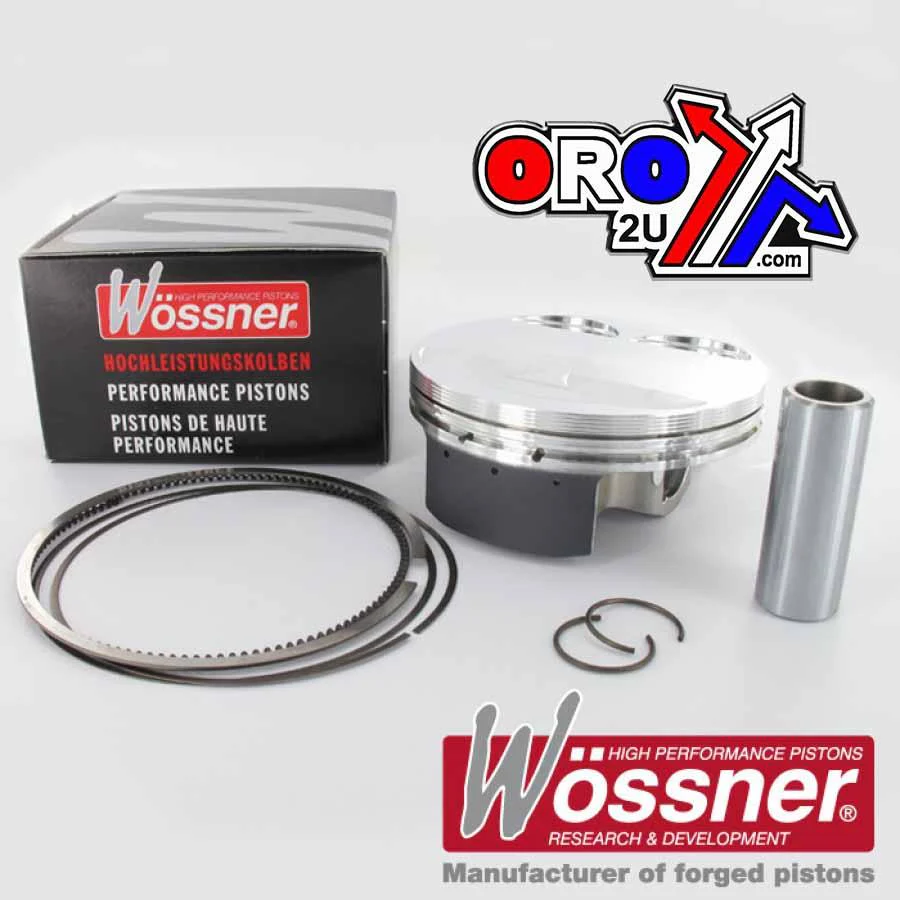 PISTON KIT 11-12 TM250F FI 77, FORGED WOSSNER 8839DA - Image 2