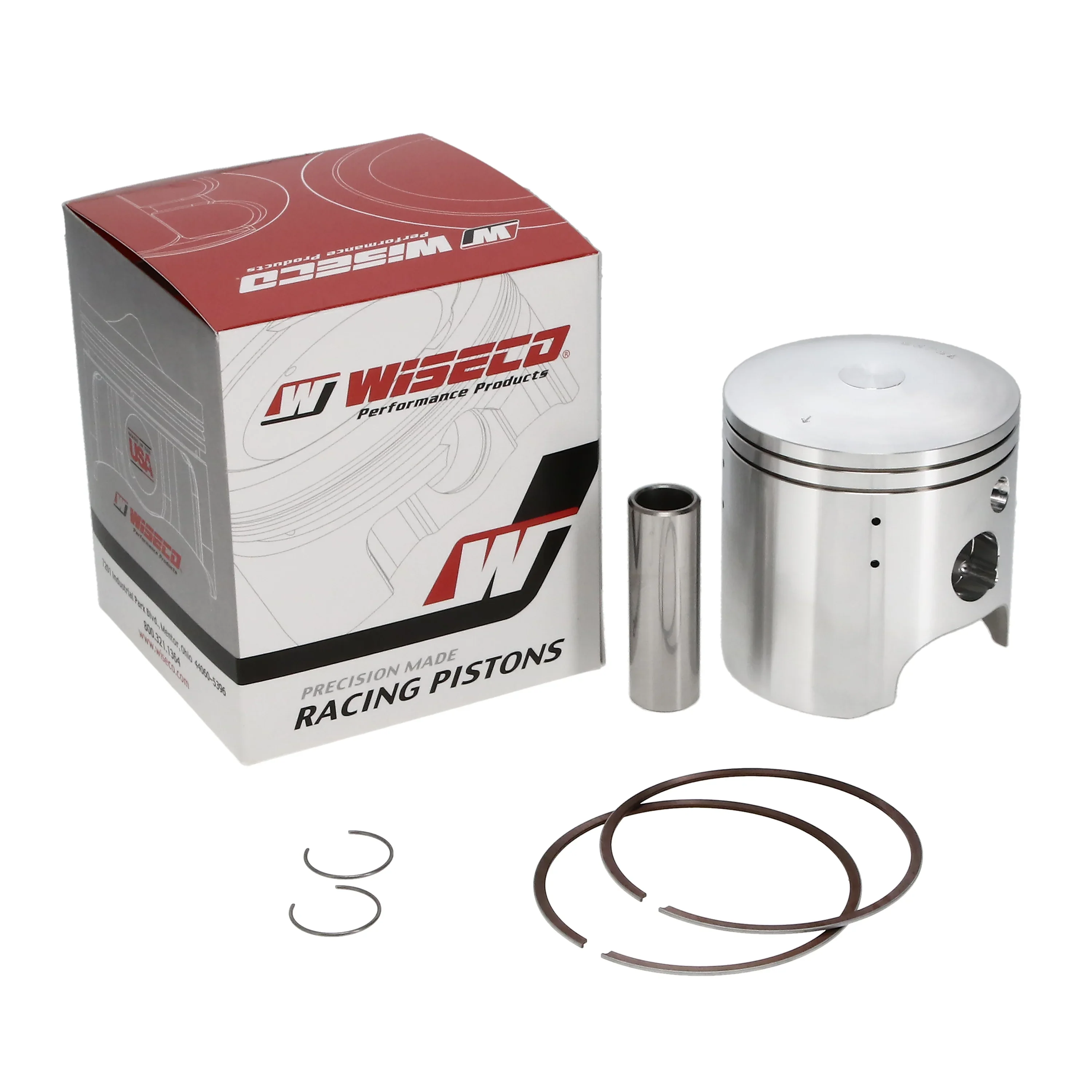 PISTON KIT 86-04 KDX200 67.00, WISECO 711M06700 Pro-Lite